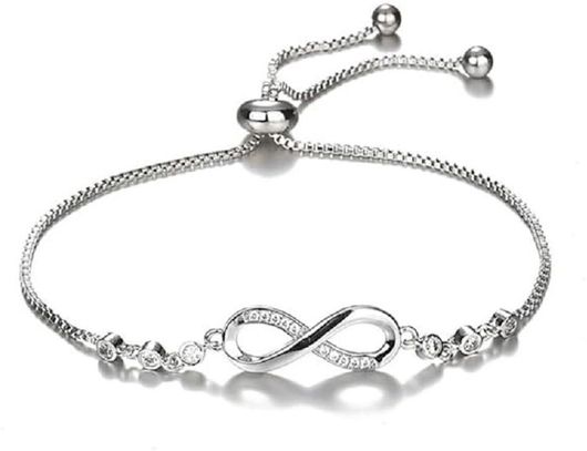 Silver Alloy Stacking Bracelet Set
